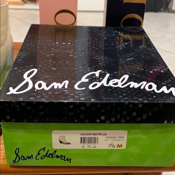 Sam Edelman Ivory Snakeskin Boot - Picture 11 of 12